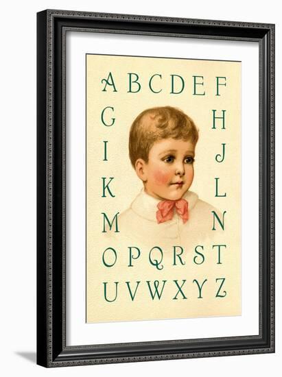 Big Boy's Alphabet-Ida Waugh-Framed Premium Giclee Print