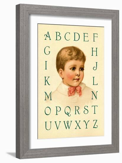 Big Boy's Alphabet-Ida Waugh-Framed Art Print