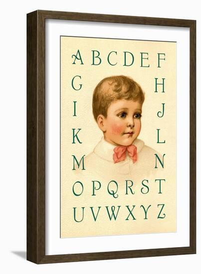 Big Boy's Alphabet-Ida Waugh-Framed Art Print