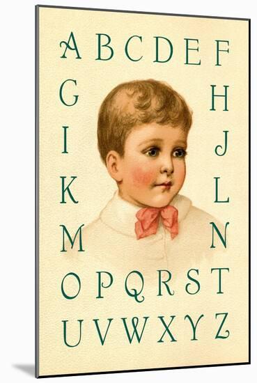 Big Boy's Alphabet-Ida Waugh-Mounted Art Print