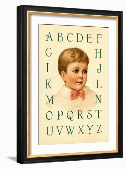 Big Boy's Alphabet-Ida Waugh-Framed Art Print