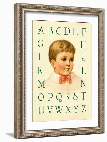 Big Boy's Alphabet-Ida Waugh-Framed Art Print