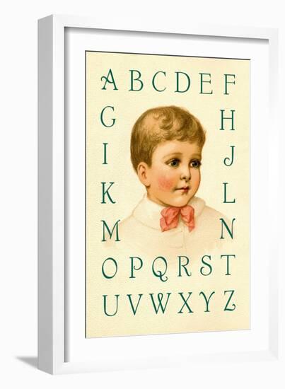 Big Boy's Alphabet-Ida Waugh-Framed Art Print