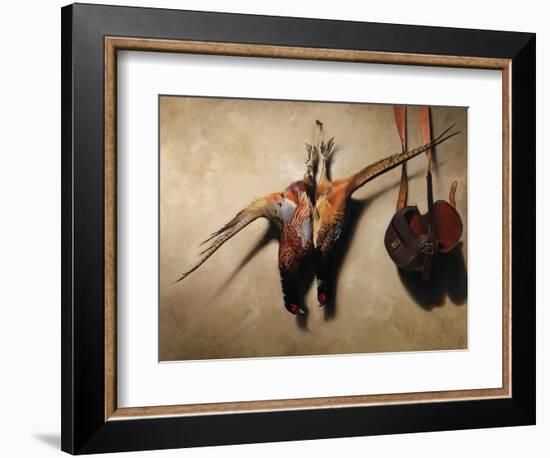 Big Brace of Pheasants-James Gillick-Framed Giclee Print