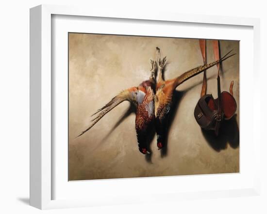 Big Brace of Pheasants-James Gillick-Framed Giclee Print