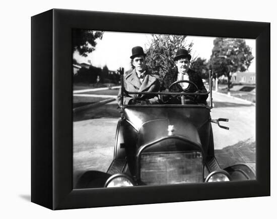 Big Business, Stan Laurel, Oliver Hardy, 1929-null-Framed Stretched Canvas