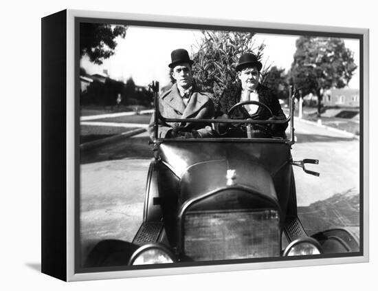 Big Business, Stan Laurel, Oliver Hardy, 1929-null-Framed Stretched Canvas