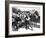 Big Business, Stan Laurel, Oliver Hardy, James Finlayson, 1929-null-Framed Photo