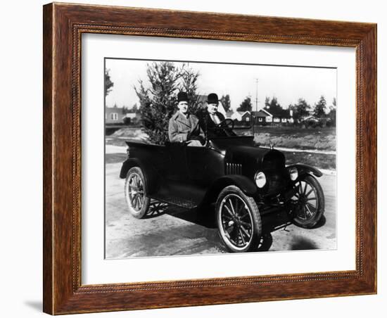 Big Business, Stan Laurel, Oliver Hardy [Laurel and Hardy], 1929-null-Framed Premium Photographic Print