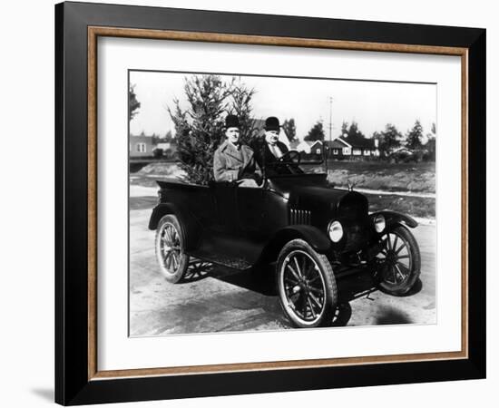 Big Business, Stan Laurel, Oliver Hardy [Laurel and Hardy], 1929-null-Framed Premium Photographic Print