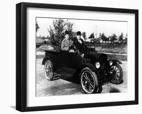 Big Business, Stan Laurel, Oliver Hardy [Laurel and Hardy], 1929-null-Framed Premium Photographic Print