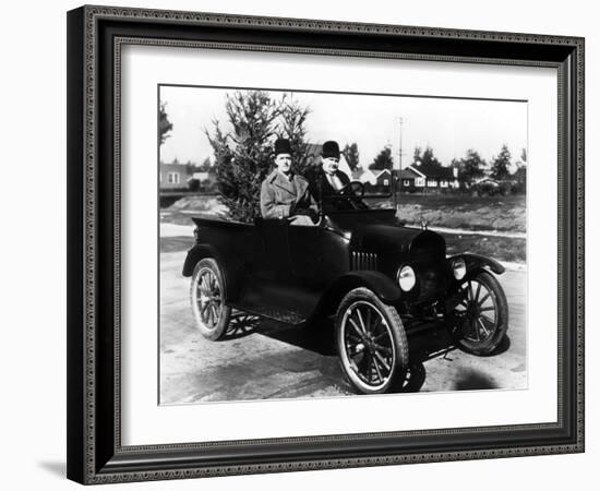 Big Business, Stan Laurel, Oliver Hardy [Laurel and Hardy], 1929-null-Framed Premium Photographic Print