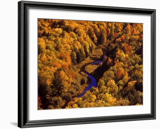 Big Carp River, Porcupine State Park, Michigan, USA-Chuck Haney-Framed Photographic Print