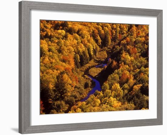 Big Carp River, Porcupine State Park, Michigan, USA-Chuck Haney-Framed Photographic Print