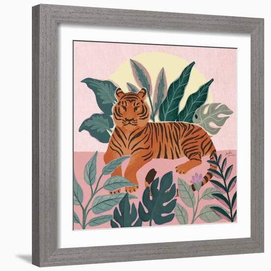 Big Cat Beauty III Pink-Janelle Penner-Framed Art Print