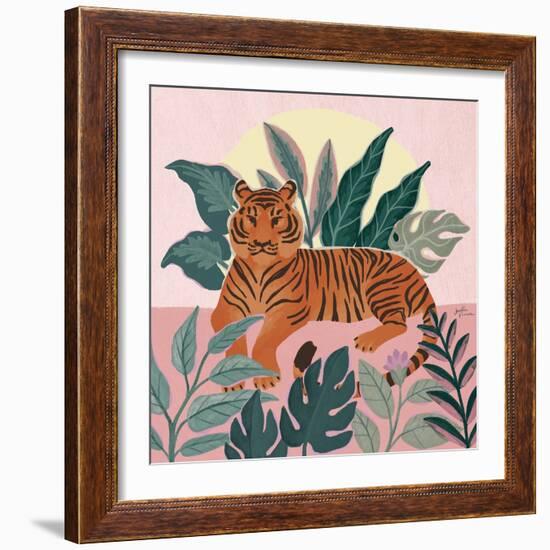 Big Cat Beauty III Pink-Janelle Penner-Framed Art Print