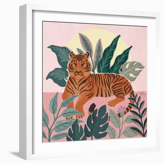 Big Cat Beauty III Pink-Janelle Penner-Framed Art Print