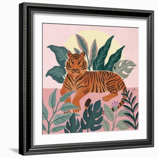 Big Cat Beauty III Pink-Janelle Penner-Framed Art Print