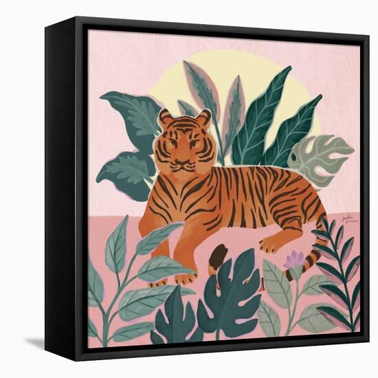 Big Cat Beauty III Pink-Janelle Penner-Framed Stretched Canvas
