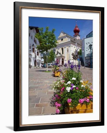 Big Church, Ortisei, Gardena Valley, Trentino-Alto Adige/South Tyrol, Italian Dolomites, Italy-Frank Fell-Framed Photographic Print