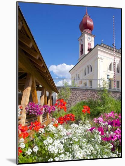 Big Church, Ortisei, Gardena Valley, Trentino-Alto Adige/South Tyrol, Italian Dolomites, Italy-Frank Fell-Mounted Photographic Print