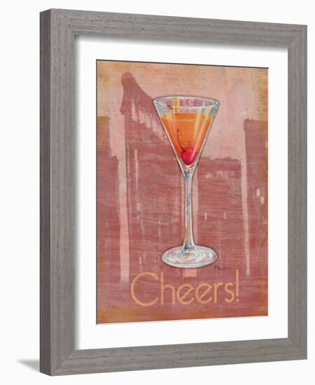 Big City Cocktail II-Paul Brent-Framed Art Print