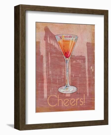 Big City Cocktail II-Paul Brent-Framed Art Print