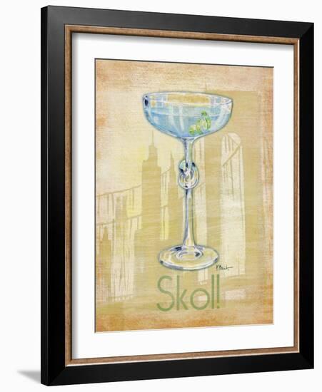 Big City Cocktail IV-Paul Brent-Framed Art Print