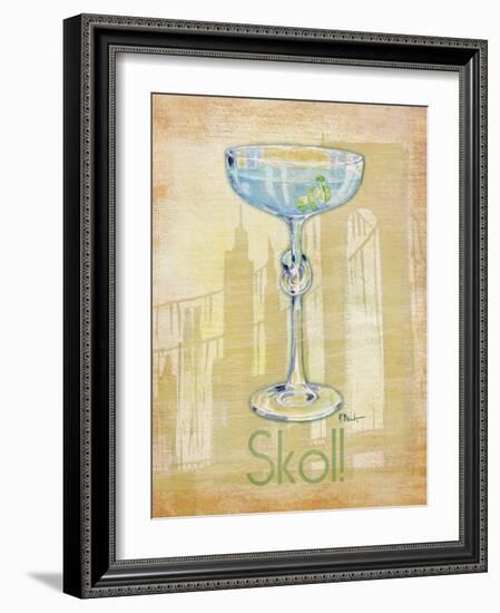 Big City Cocktail IV-Paul Brent-Framed Art Print