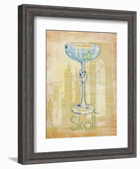 Big City Cocktail IV-Paul Brent-Framed Art Print