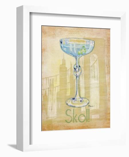Big City Cocktail IV-Paul Brent-Framed Art Print