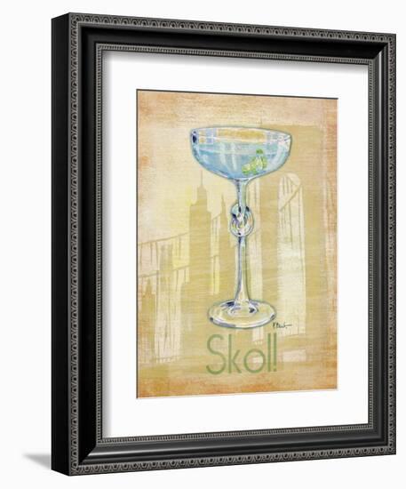 Big City Cocktail IV-Paul Brent-Framed Art Print