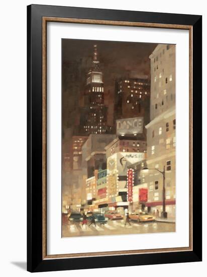 Big City Glow-Paulo Romero-Framed Premium Giclee Print