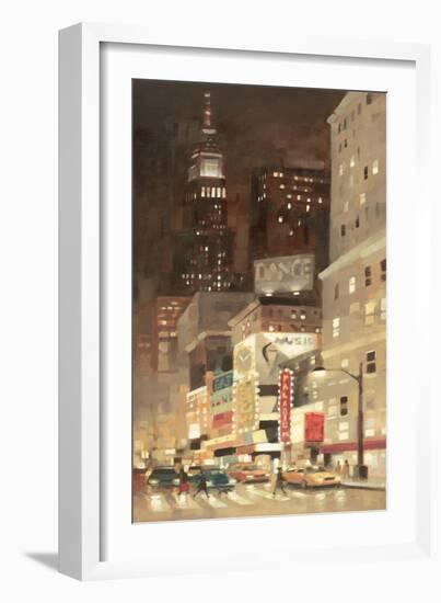 Big City Glow-Paulo Romero-Framed Premium Giclee Print