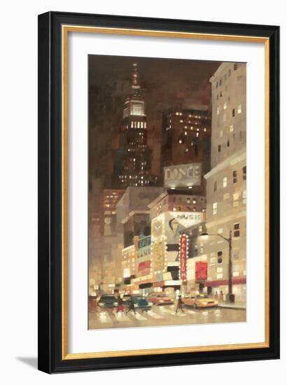 Big City Glow-Paulo Romero-Framed Premium Giclee Print