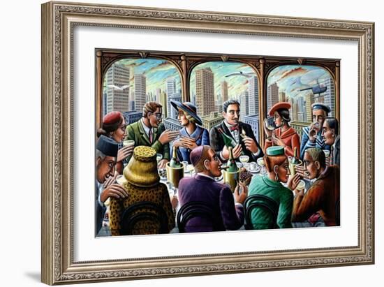 Big City-PJ Crook-Framed Giclee Print