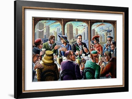 Big City-PJ Crook-Framed Giclee Print