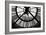 Big Clock Horizontal Black and White-Chris Bliss-Framed Photographic Print