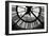 Big Clock Horizontal Black and White-Chris Bliss-Framed Photographic Print