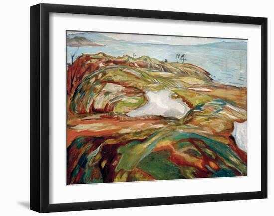 Big Coastal Landscape, 1918-Edvard Munch-Framed Giclee Print