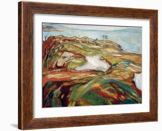 Big Coastal Landscape, 1918-Edvard Munch-Framed Giclee Print