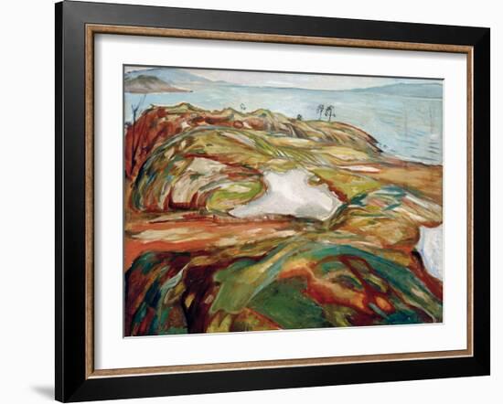 Big Coastal Landscape, 1918-Edvard Munch-Framed Giclee Print