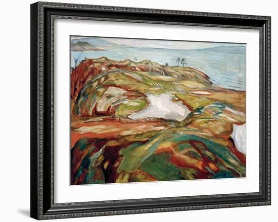 Big Coastal Landscape, 1918-Edvard Munch-Framed Giclee Print