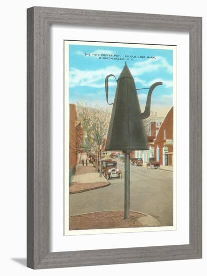 Big Coffee Pot, Winston-Salem, North Carolina-null-Framed Art Print