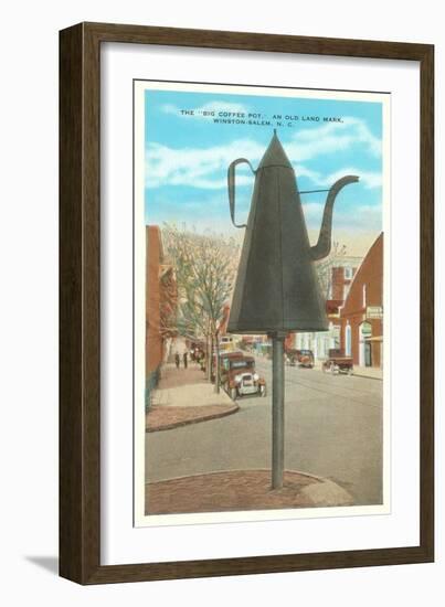 Big Coffee Pot, Winston-Salem, North Carolina-null-Framed Art Print