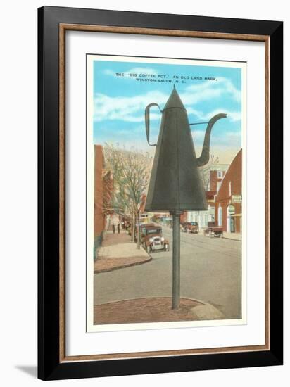Big Coffee Pot, Winston-Salem, North Carolina-null-Framed Art Print