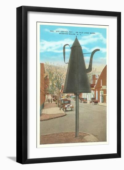 Big Coffee Pot, Winston-Salem, North Carolina-null-Framed Art Print