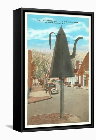 Big Coffee Pot, Winston-Salem, North Carolina-null-Framed Stretched Canvas