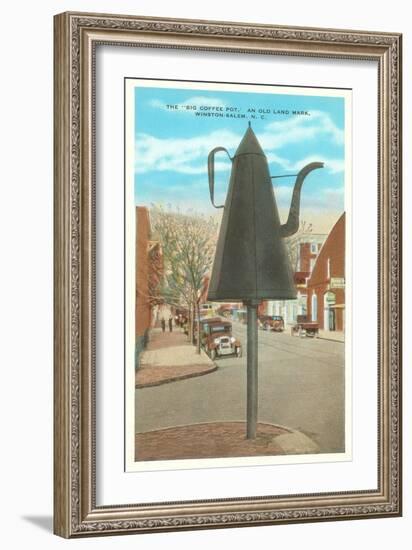 Big Coffee Pot, Winston-Salem, North Carolina-null-Framed Premium Giclee Print