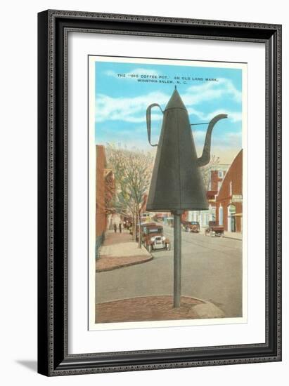 Big Coffee Pot, Winston-Salem, North Carolina-null-Framed Premium Giclee Print
